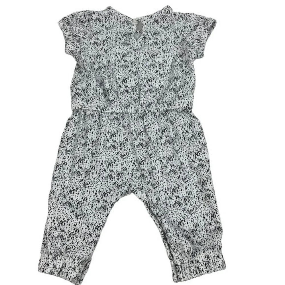 Carter’s Pants Jumpsuit | Baby 0-3 Months | White Black | One Piece Romper